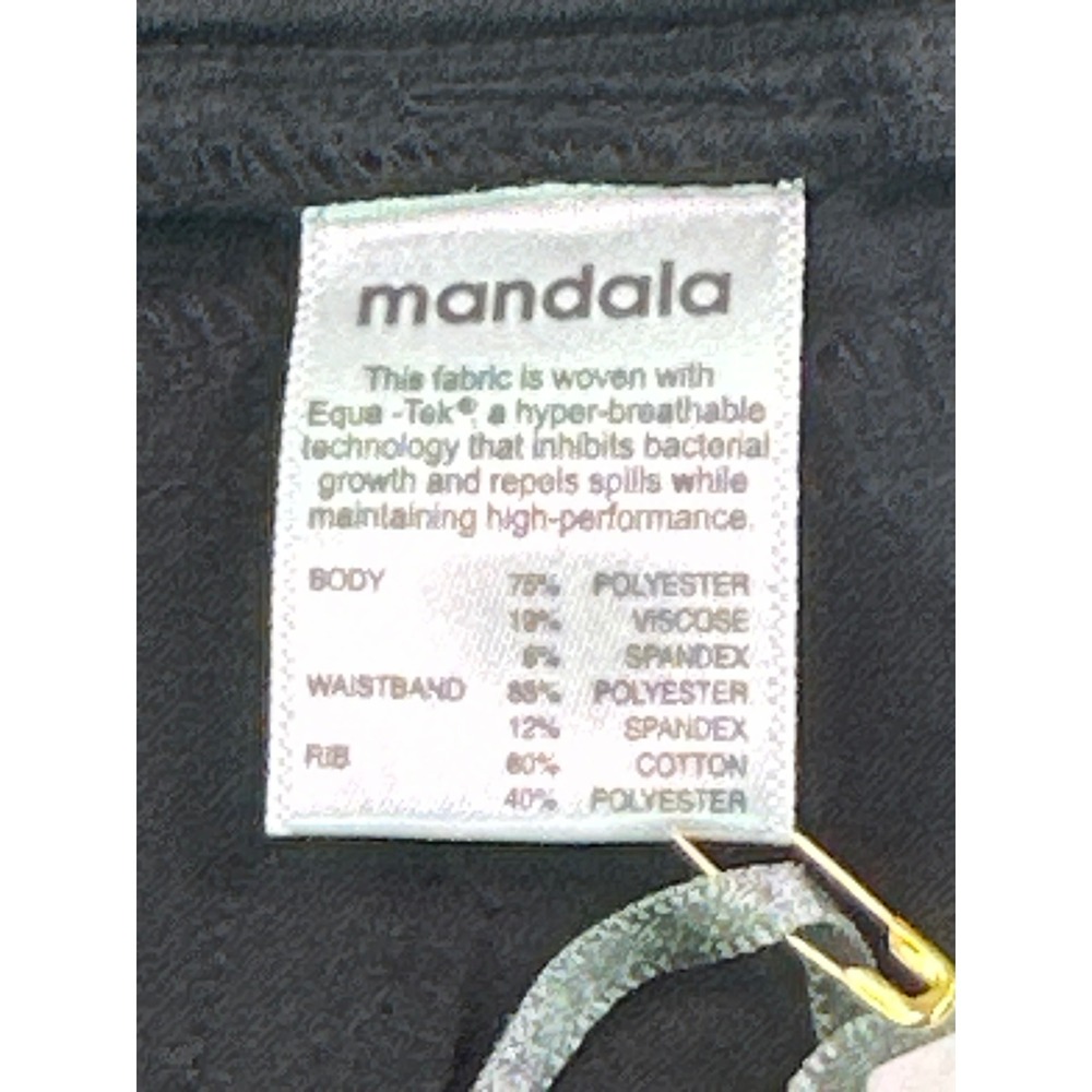Mandala W_11 Pocket Jogger Regular Black Scrubs Equa-Tek XL NEW - Picture 6 of 9